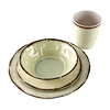 rustic melamine plates